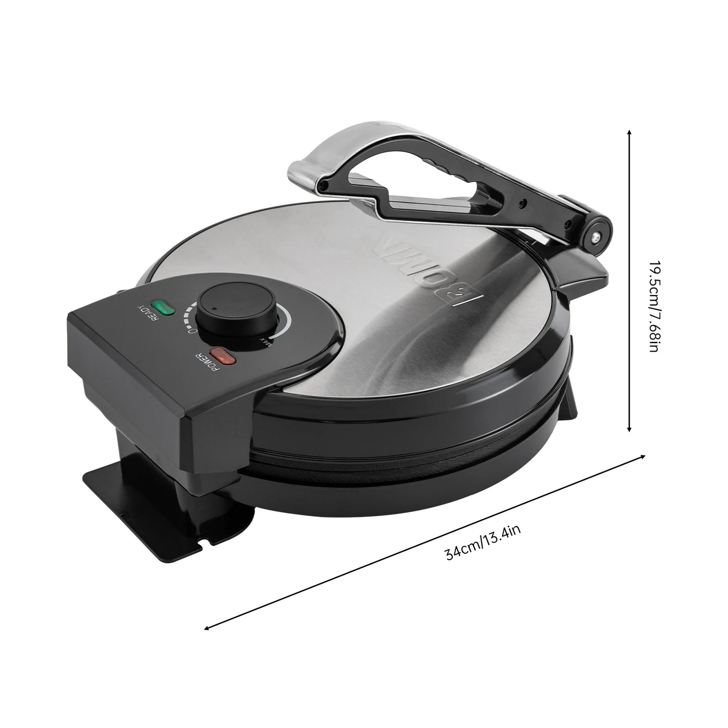 Electric Chapati Roti Maker 1200 W Electric Chapati Maker Naan Roti Press Machine Tortilla Maker for Pancakes