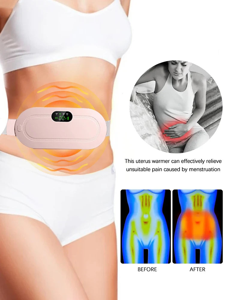 Waist Massager Portable Electric Heating Pad Waist Belt Device Massage Warm Palace Treasure Abdominal Bag