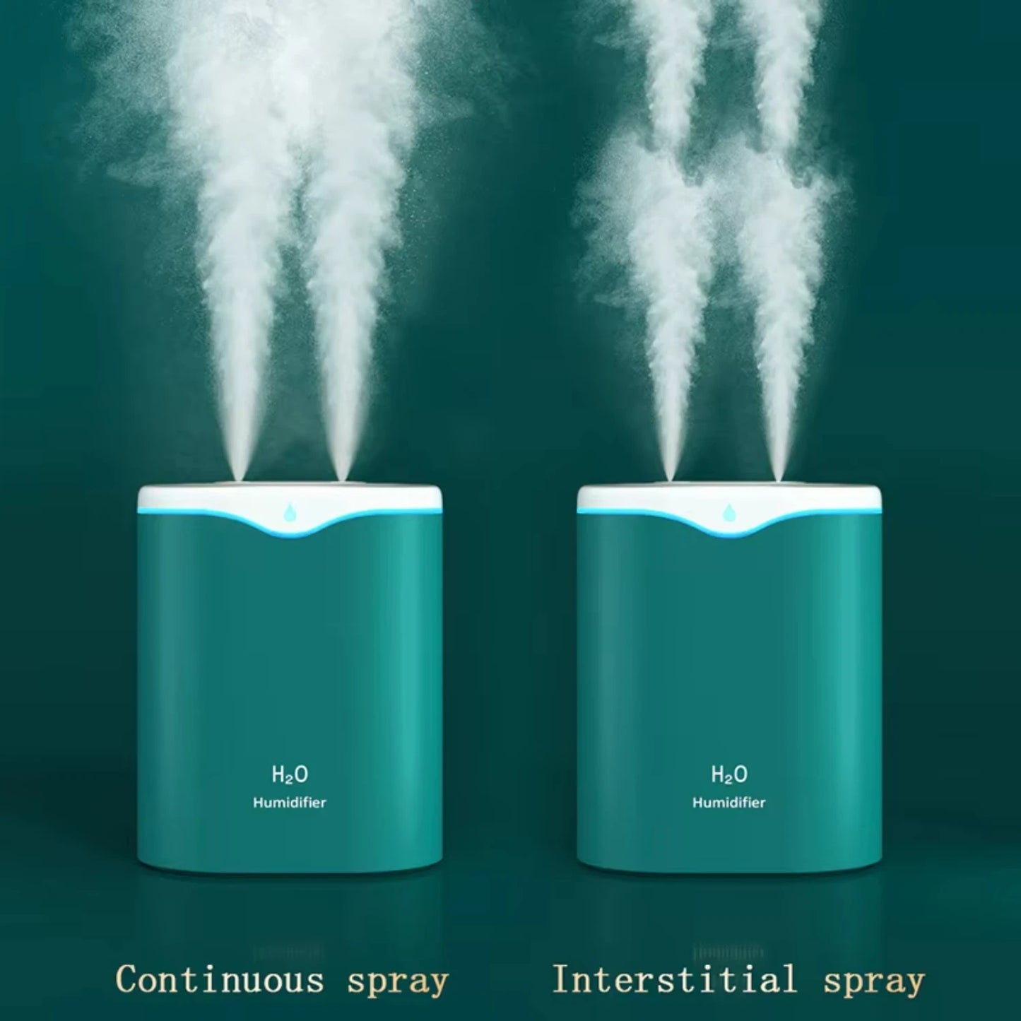 2000ML USB Air Humidifier Double Spray Port Essential Oil Aromatherapy Humificador Cool Mist Maker Fogger Purify   Office Smell