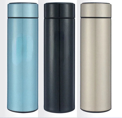 500ml Stainless Steel Thermos Bottle with Digital Temperature Display LED Intelligent Temperature Measurement Cup Vacuum Flask