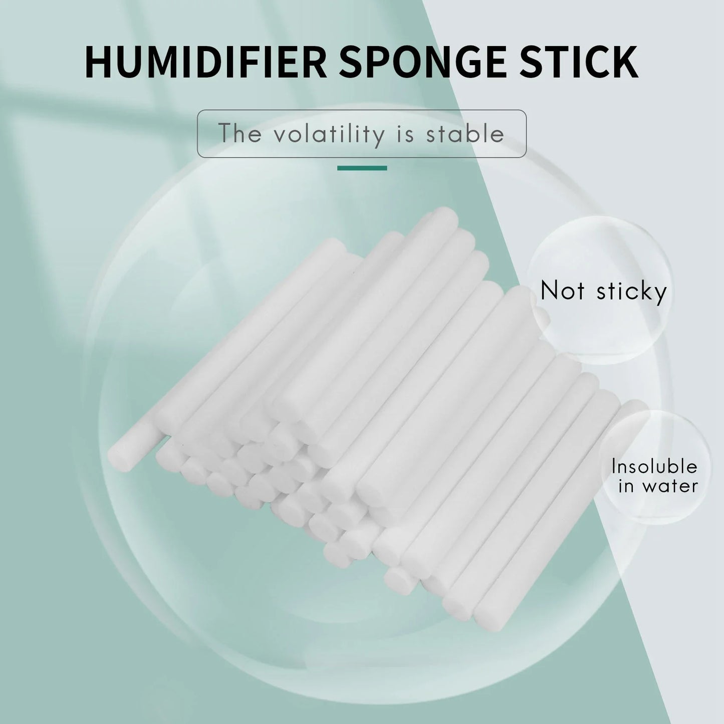 40Pcs Cotton Swab Filters Refill Sticks Replacement Wicks  Portable Personal USB Powered Humidifiers  Maker Car humidifier Smell