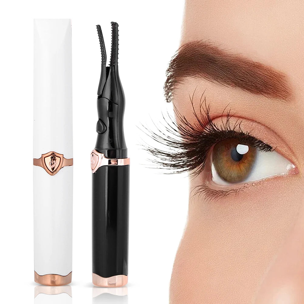 Electric Eyelash Curler USB Rechargeable Quick Heating Natural Curl Eyelash Curler Long Lasting for Quick Natural Curling