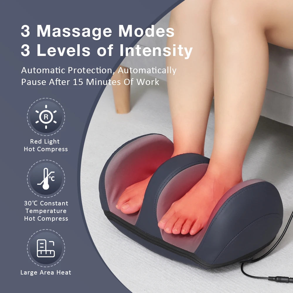 Electric Calf Foot Massager With Remote Control Knead Rolling Pressing Fully Automatic Sole Massage Leg Spa Foot Massage Machine