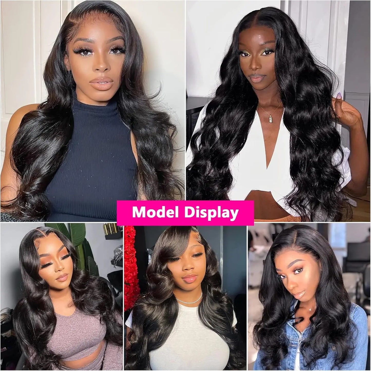 13x6 13x4 360 Full Transparent Lace Front Human Hair Wig 200% Body Wave Lace Frontal Wig Preplucked Lace Front Wigs For Women