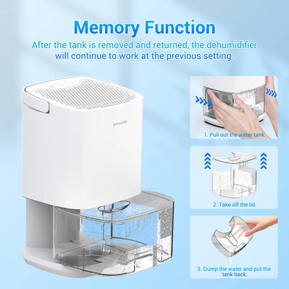 1000ml Air Dehumidifier Portable Mute Kitchen Moisture Absorbers Machine Air Dryer For Home Bedroom Office Anti Humidity Dryer