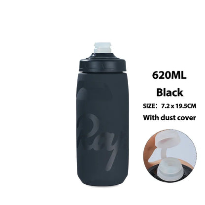 Rapha Cycling Water Bottle 620 750ml Leak-proof Squeezable Taste-free BPA-free Plastic Camping Hiking Sports Bicycle Kettle