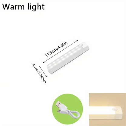 1PCS Human Ultra-thin Sensing Intelligent USB Charging Sensing Light Strip Display Cabinet Kitchen Wardrobe Dimming Light