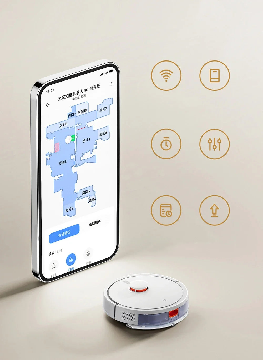 XIAOMI MIJIA Robot Vacuum Cleaners Mop 3C Upgrade Your Cleaning Game with XIAOMI MIJIA Robot Vacuum Cleaners Mop 3C Plus