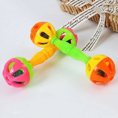 1PC Parrot Toy Creative Rattle Bite Resistant Bird Toys Double-head Bell Ball Toy Large Parrot Training Tool Jaulas Para Pájaros