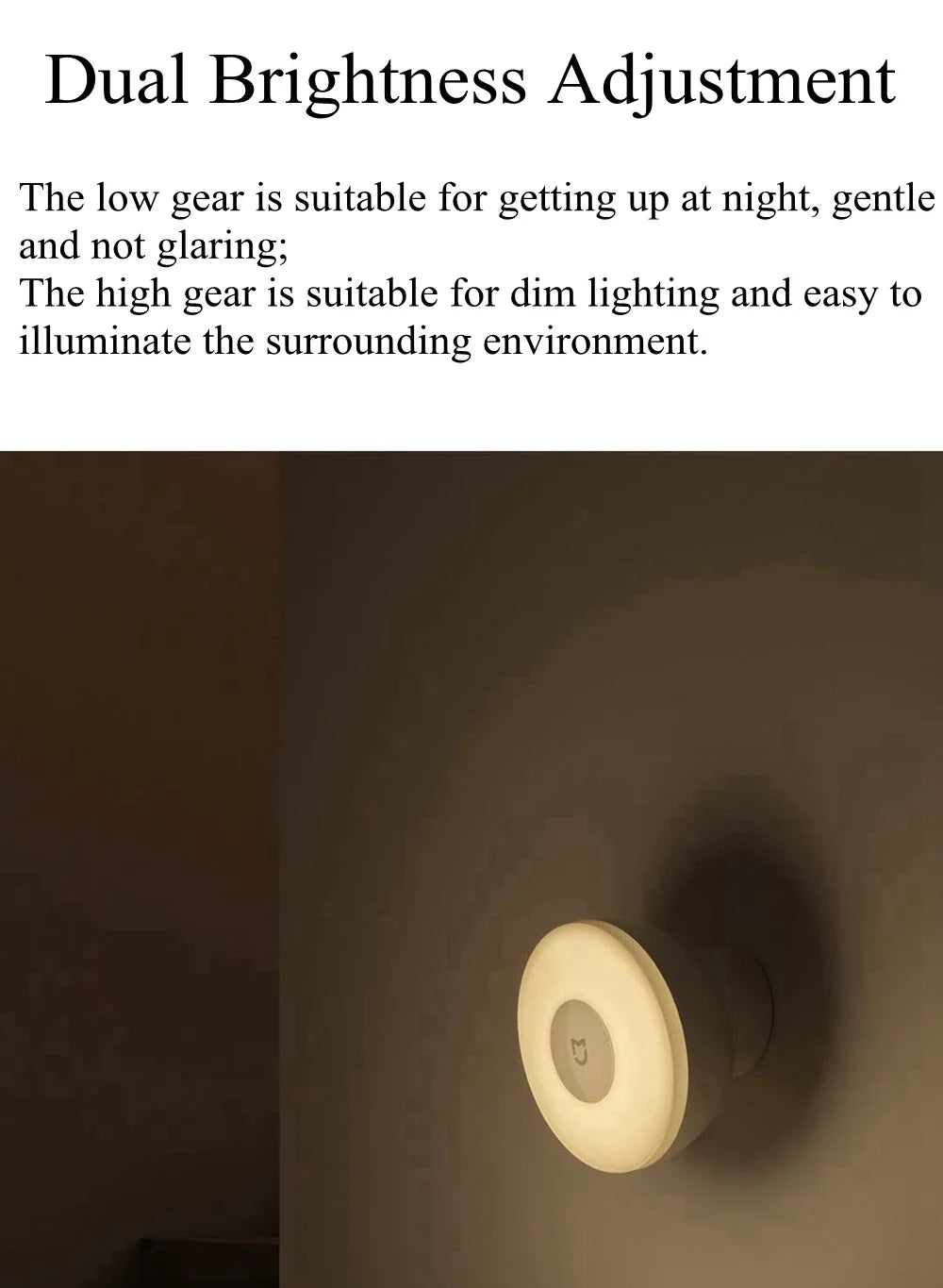 Original XIAOMI Mijia Night Light 2 Version Motion Sensor Adjustable Brightness Smart Human Light Sensor Night Lamp Bedroom