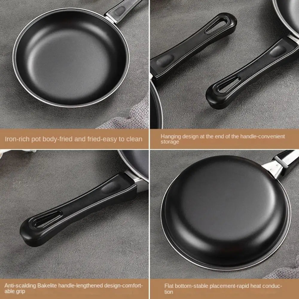 20/25/30CM Egg Frying Pan New Handles Non Stick Pan Pancake Pan Pancakes Omelette Kitchen Cookware Steak Skillet Household