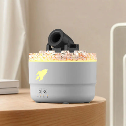 Volcanic Crack Air Humidifier Cannons Aroma Diffuser Cannon Blast Turret Aromatherapy Humidifier Air Humidifier for Bedroom