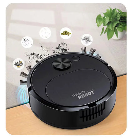 2024 NEW USB Sweeping Robot Vacuum Cleaner Mopping 3 In 1 Smart Wireless 1500Pa Dragging Cleaning Sweep Floor for Home Office