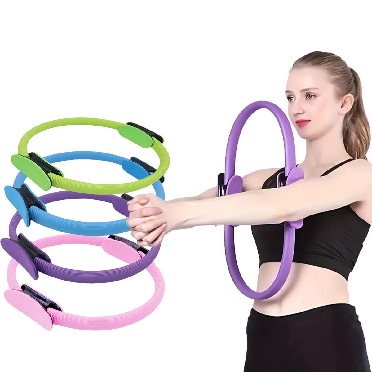 Pilates circle Yoga circle beautiful back thin legs shaping postpartum pelvic floor muscle training fitness yoga equipment