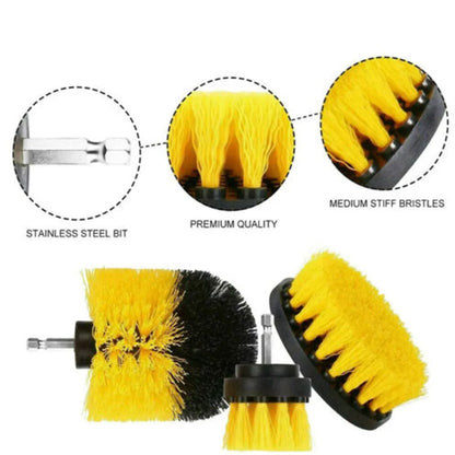 13 pcs Drill Brush Set Car Detailing Tile Carpet Cleaning Power Scrubber Attachment for Bathroom Kitchen Auto Cleaing Supplies