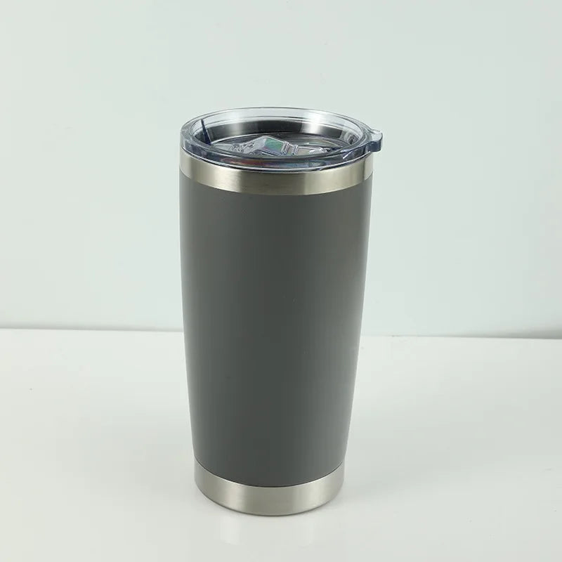 20oz Coffee Mug Thermal Cup Tumbler with Lid 304 Beer Stainless Steel Vacuum Insulated Double Wall xicaras caneca copo termico