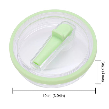 40Oz Tumbler Flip Straw Lid Replacement Spill Proof Reusable Tumbler Cover Splash Resistant Reusable Straw Cap for Stanley 40oz