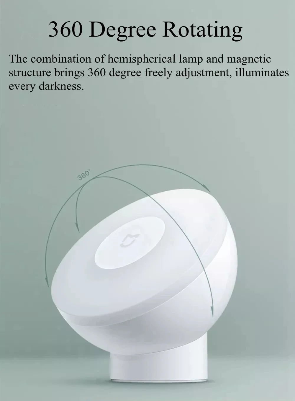 Original XIAOMI Mijia Night Light 2 Version Motion Sensor Adjustable Brightness Smart Human Light Sensor Night Lamp Bedroom