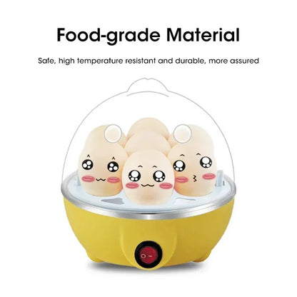 Electric Egg Cooker Single Egg Boiler Mini Steamer Kitchen Steamed Rapid Breakfast Cooking Appliances Kitchen Cooking Machine