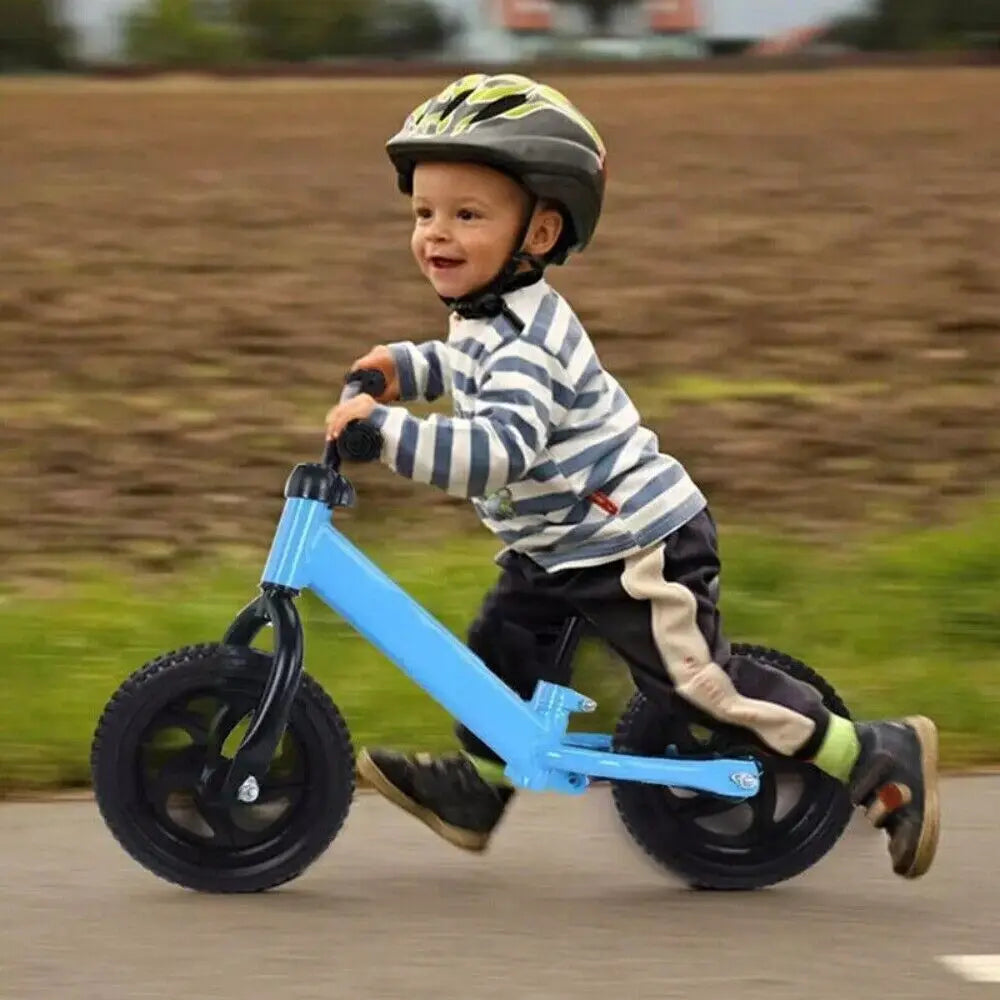 12" Wheel Outdoor Kids Balance Bike Toys Without Foot Pedal Baby Sports Training Walker Bicycle Foam Wheel Best Gift