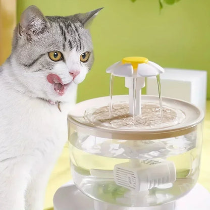 Transparent Pet Drinking Fountain USB Power Automatic Circulation Smart Cat Drinking Fountain Pet Water Feeder