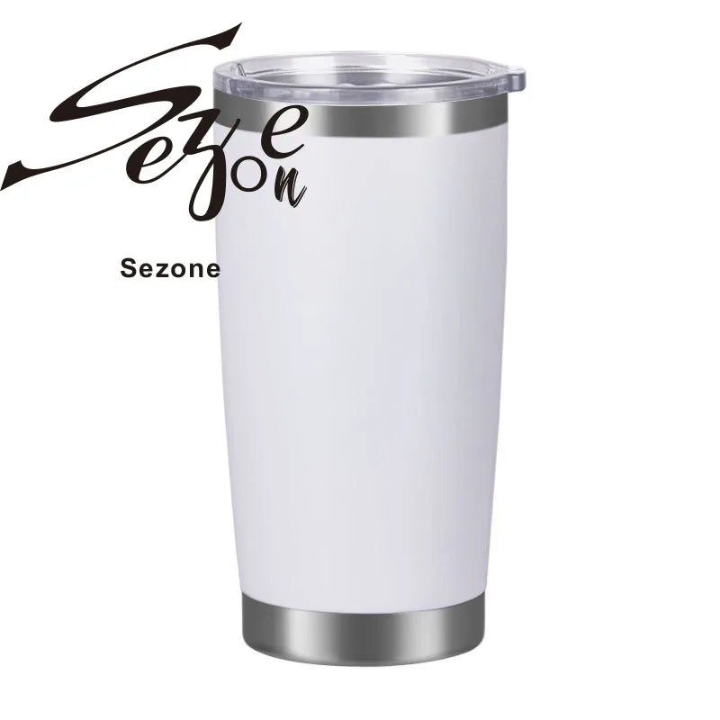 20oz Coffee Mug Thermal Cup Tumbler with Lid 304 Beer Stainless Steel Vacuum Insulated Double Wall xicaras caneca copo termico