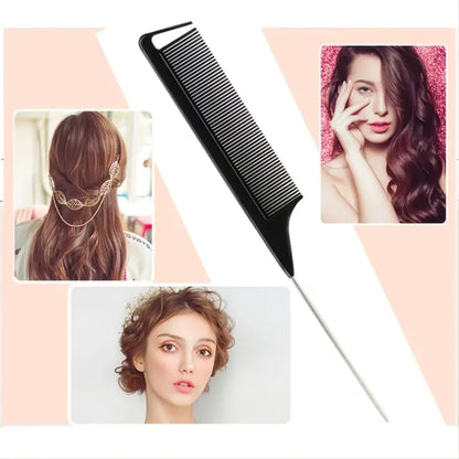 3pcs Hair Picking Comb for Hairdressing Salon - Professional Hair Picking Tool with Connecting Comb - Essential Salon Comb for P