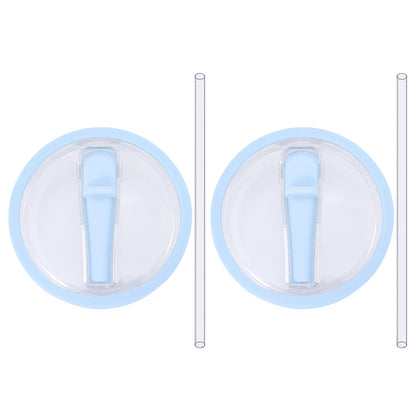 2Pc Dustproof Tumbler Lid Straw Spill Proof Tumbler Cover Replaceble Tumbler Flip Straw Lid for Stanley 30oz Tumbler Accessories