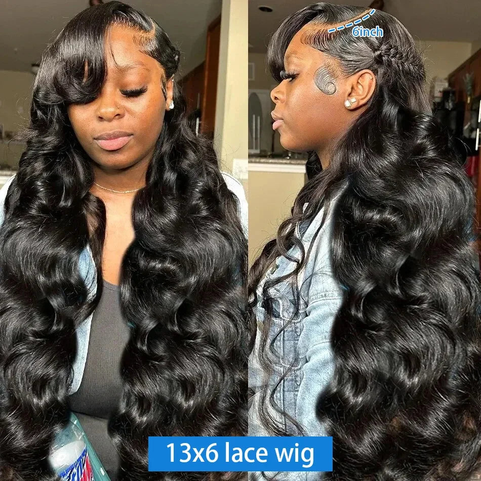 32 Inch Body Wave 13x6 Hd Lace Frontal Wig Human Hair 13x4 Hd Pre Plucked Lace Wigs For Women Brazilian 360 Lace Front Hair Wigs