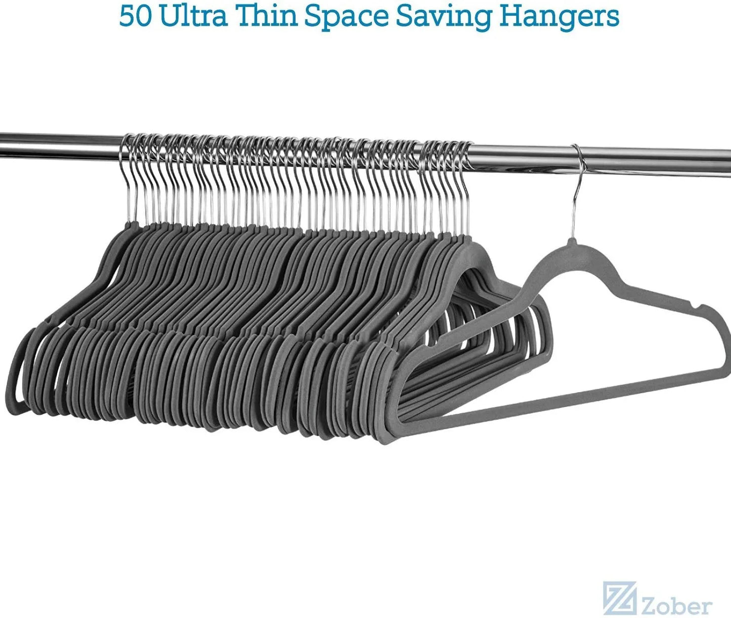 50/SET Velvet Hangers Shirt Clothes Drying Rack Wardrobe organizer And storage For Coats Pants Dress Rack Balcony Home Accessory