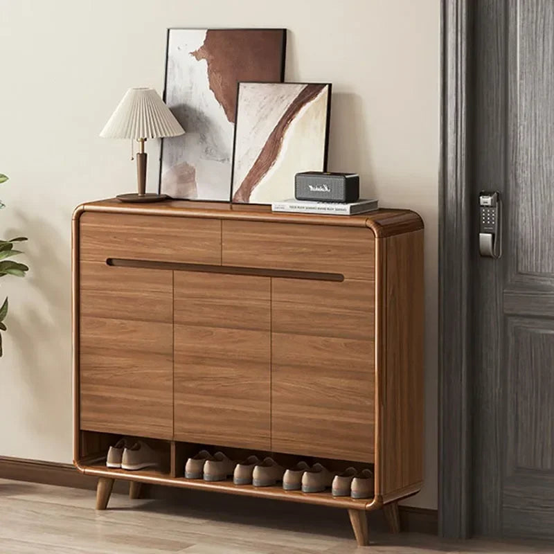 Nordic retro luxury corridor shoe cabinet