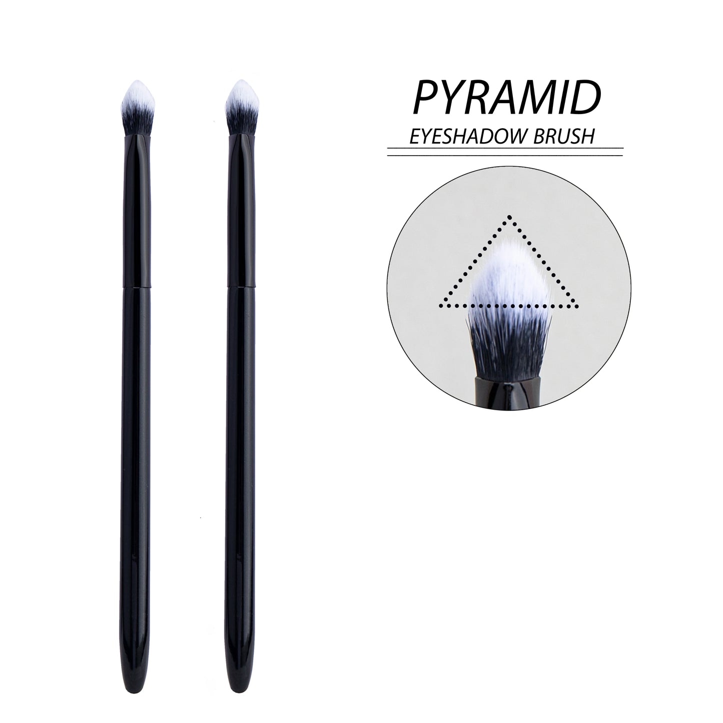 Small Iron Concealer Brush Angled Cream Foundation Concealer Makeup Brushes Oblique Angled Triangle Concealer Makeup Tools