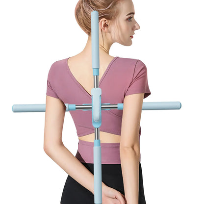 Yoga Stick Stretching Tool Retractable Back Posture Corrector Stretching Tool Humpback Correction Sticks For Adults And Kids