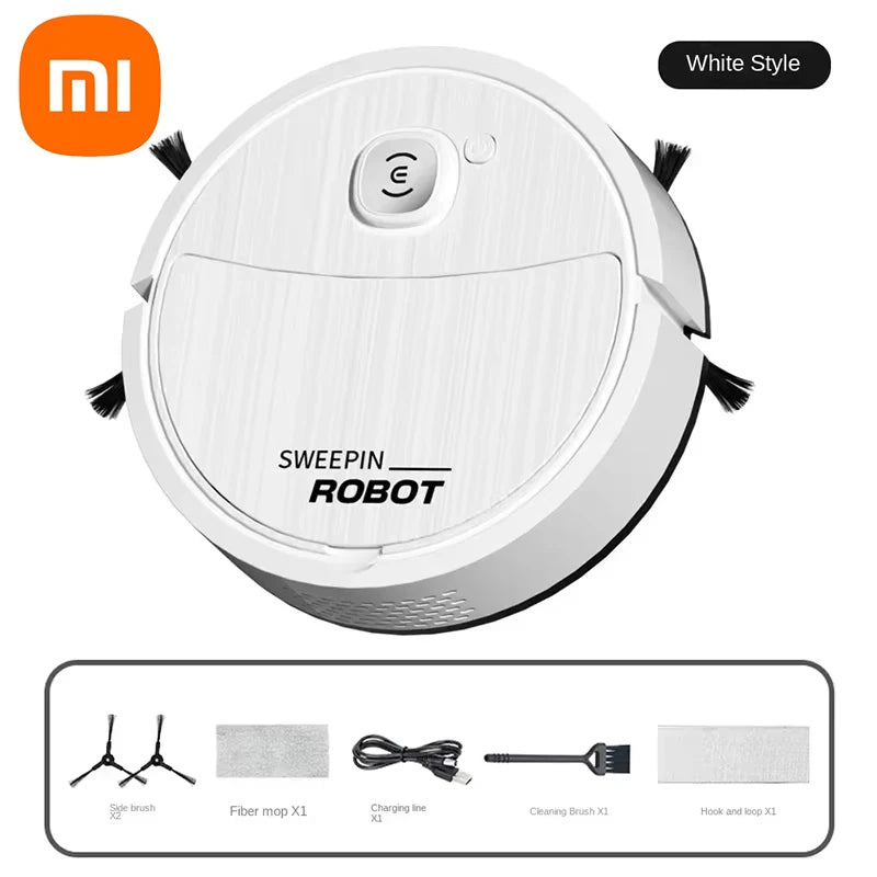 Xiaomi 5-In-1 Automatic Portable Mini Home Floor Robotic Vacuum Cleaner USB Rechargeable Wet Dry Sweeping Machine For Home 2024