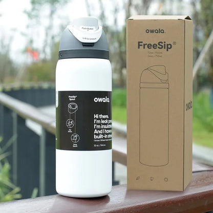 24OZ/32OZ Owala Stainless Steel Vacuum Insulated Sports Water Bottle, Perfect Companion for Your Outdoor Adventure