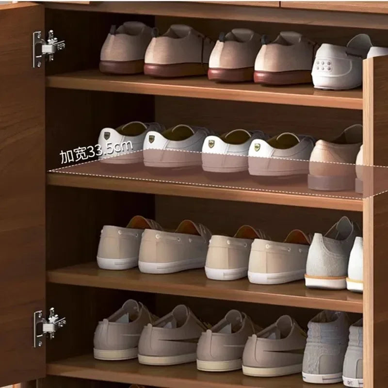 Nordic Retro Luxury Corridor Shoe Cabinet