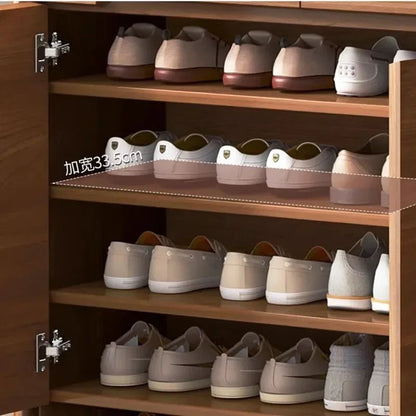 Nordic Retro Luxury Corridor Shoe Cabinet