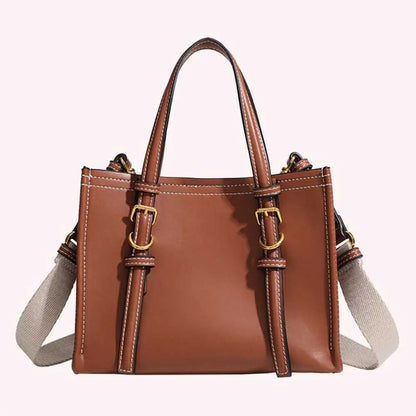 Tote Bag for Women Retro Top Handle Bag Solid Color PU Leather Crossbody Bags Shoulder Bag Satchel Handbags Work Bag