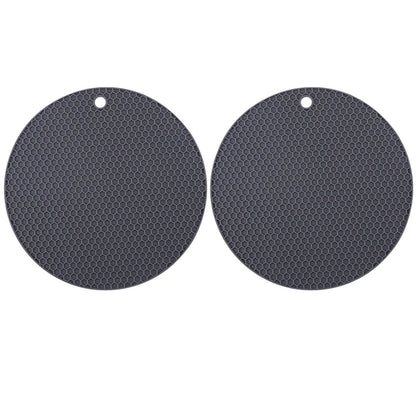 2/4 PCS Multifunction Heat Resistant Silicone Mat Drink Cup Coasters Nonslip Pads Pot Holder Table Placemat Kitchen Accessories