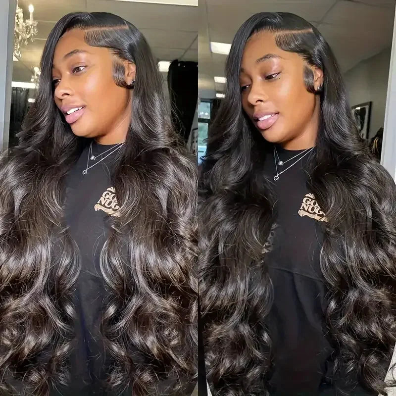 13x4 Body Wave HD Transparent Lace Front 100% Human Hair Wig 30 38 Inch 13x6 Frontal Wig Brazilian PrePlucked Remy Fast shipping