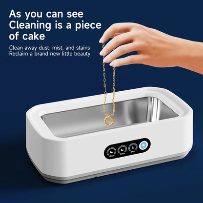 Xiaomi Ultrasonic Cleaner 48KHZ High Frequency Vibration Jewelry Eyelasses Cleaner Timing For Watches Jewelry Makeup Tool