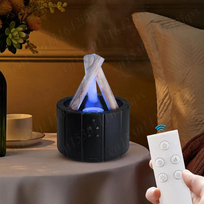 250ml Campfire Flame Aroma Diffuser Bonfire Air Humidifier Ultrasonic Cool Mist Maker Fogger Aromatherapy Essential Oil Diffuser