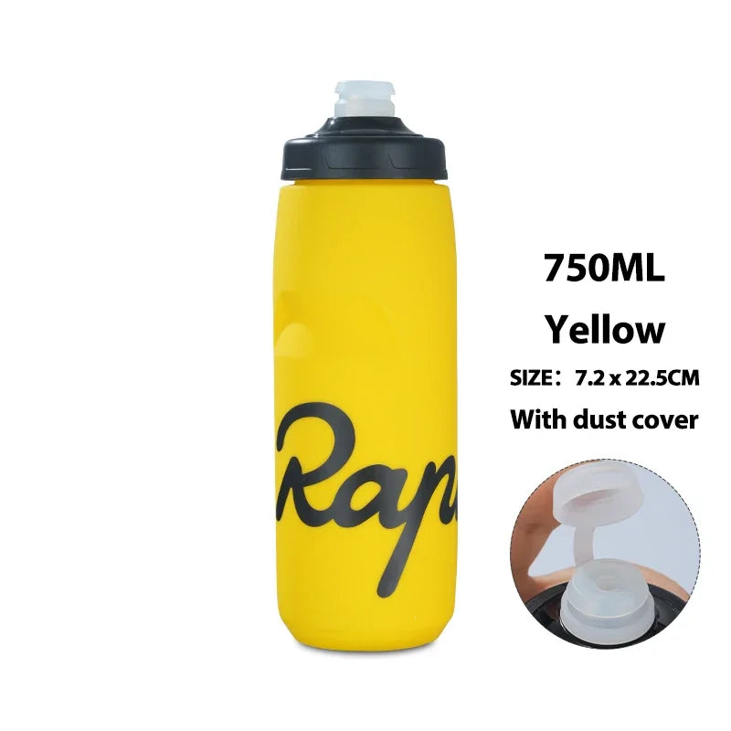 Rapha Cycling Water Bottle 620 750ml Leak-proof Squeezable Taste-free BPA-free Plastic Camping Hiking Sports Bicycle Kettle