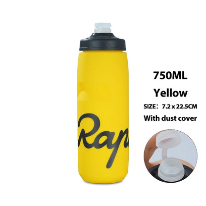 Rapha Cycling Water Bottle 620 750ml Leak-proof Squeezable Taste-free BPA-free Plastic Camping Hiking Sports Bicycle Kettle