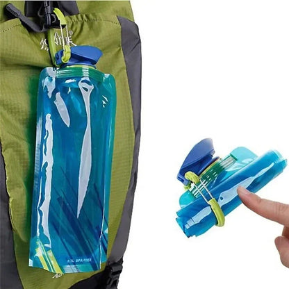 Portable Ultralight Foldable Water Bag Duckbill Folding Sports Outdoor Fitness Cycling Portable Storage Large Capacity Wate Bag