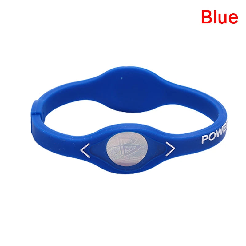 1pc Power Balance Energy Health Bracelet For Sport Wristbands Ion Silicone Band Gift