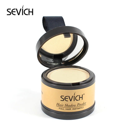 Sevich Waterproof Beard Filler Beard Hair Shadow Powder Root Cover Up Concealer Fill In Thinning Instantly Modify Fluffy Powder