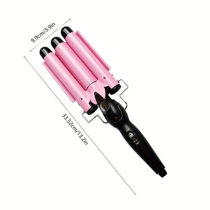 Professional Hair Curling Iron Ceramic Triple Barrel Hair Curler Irons Hair Wave Waver Styling Tools Hair Styler Wand Fade guide