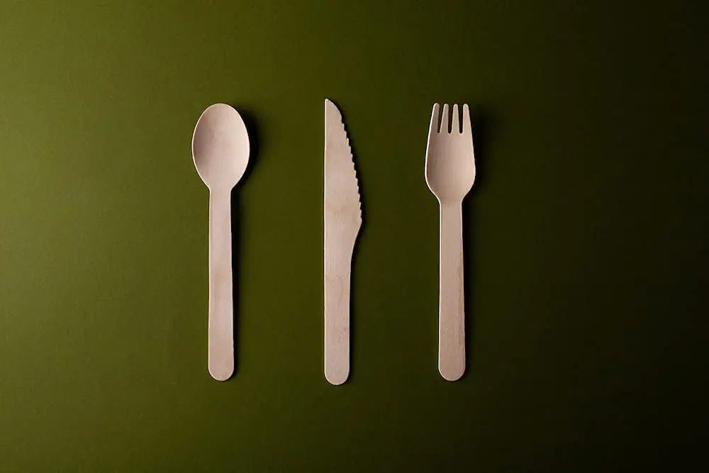 150 Pcs Disposable Wooden Cutlery Set Includes Forks, Spoons, For Party, Outdoor Picnic, Family & Friends Gathering, Ice Cream