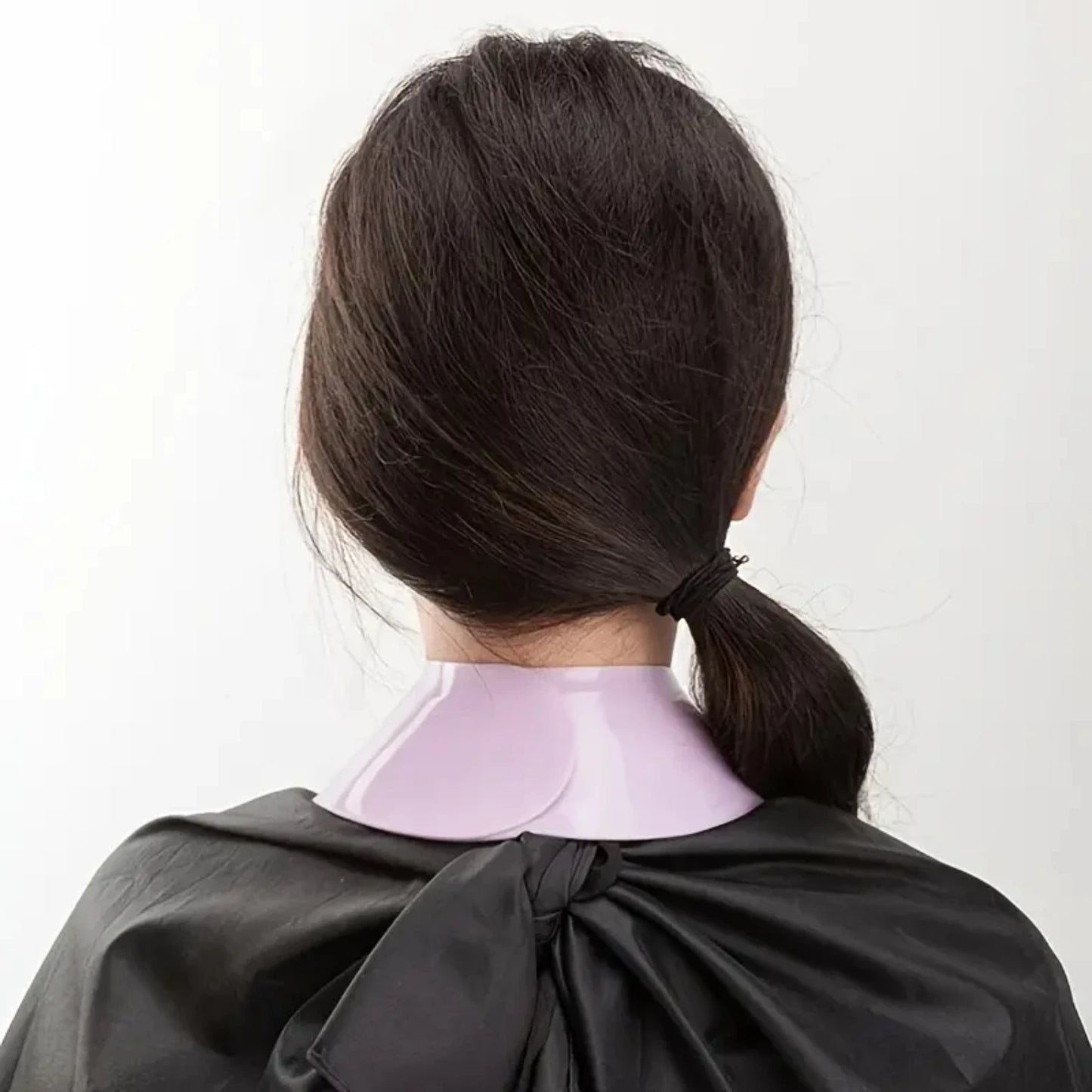 Professional Soft Silicone Hair Cutting Cape with Neck Protector - Hair Dyeing Collar for Stylists and Barbers - Seals Hair whil